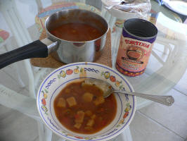 Delicious Conch chowder