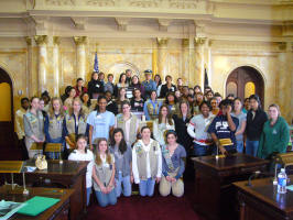 Girl Scouts in Capitol, Trenton, NJ