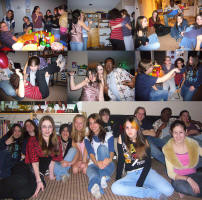Lin's Valentine's Day Par-tay photo collage