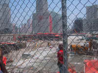 Ground Zero - where the towers once were