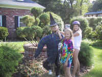 Halloween month - a witch is in our garden!