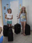 The young Kristensens leaving for Canada