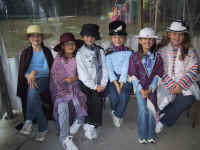 Girl Scouts learning about Tea Culture